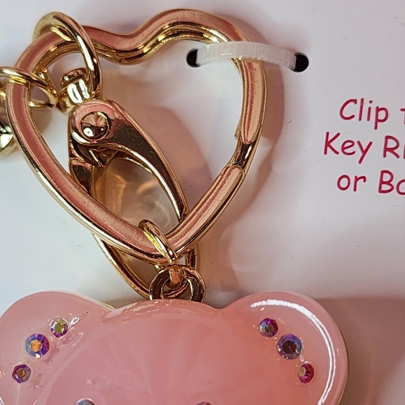 Betsey Johnson Pink Gummy Bear Key/Bag Charm - Picture 7 of 8